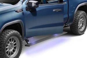 Chevrolet Silverado Running Boards - AMP Research - PowerStep Xtreme - Black - `22-`25 Chevrolet Silverado Running Boards - AMP Research - PowerStep Xtreme - Black - `22-`25